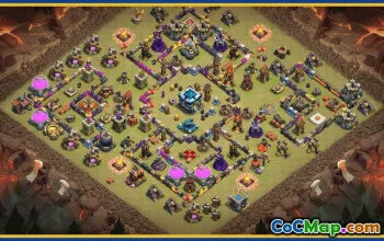 CoC Town Hall 13 Base Layouts & Maps - Home, War, Trophy #29638