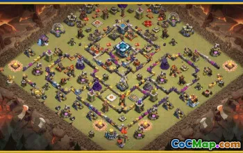 CoC Town Hall 13 Base Layouts & Maps | Home, War & Trophy Bases #28851