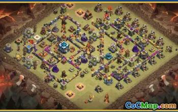 CoC Town Hall 13 Base Layouts & Maps | Home, War, Trophy Bases #30156
