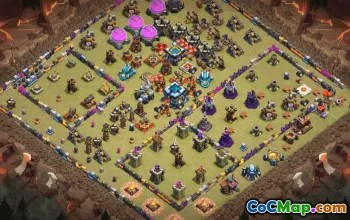 CoC Town Hall 13 Base Layouts & Maps | Home, War, Trophy Bases #32760