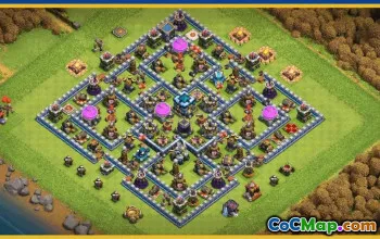 CoC Town Hall 13 Base Layouts & Maps - Trophy, Farming & More #27968