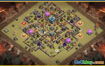 CoC Town Hall 13 Base Layouts & Maps | Trophy & Home Village Designs #28743