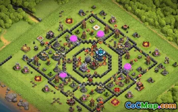 CoC Town Hall 13 Base Layouts & Maps | War, Trophy, Farming #33570