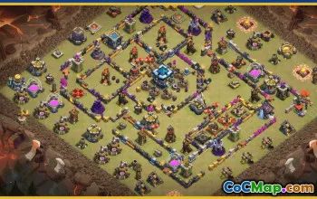 CoC Town Hall 13 Base Layouts & Maps – War, Trophy, Home Village #29448