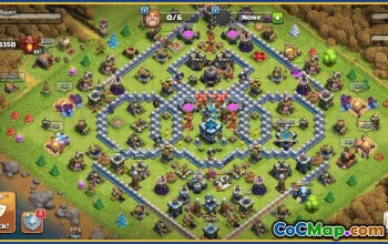 CoC Town Hall 13 Base Layouts & Maps | War, Trophy & Hybrid Bases #29972