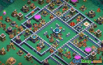 CoC Town Hall 13 Base Layouts: Trophy, War & Home Village #14781