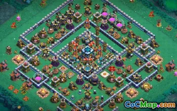 COC Town Hall 13 Baslayouter: Krig, jordbruk och trofékartor #15197