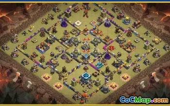 CoC Town Hall 13 Base Layouts - War, Farming & Trophy Maps #30153