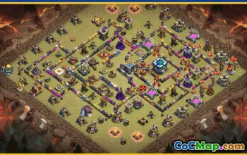 CoC Town Hall 13 Base Layouts & War Map Links #29327