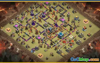 CoC Town Hall 13 Base Layouts & War Map Links | Home Village #29227