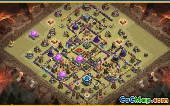 CoC Town Hall 13 Base Layouts & War Maps | Copy & Share #29052