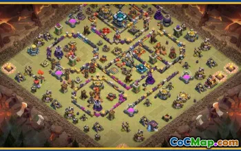 CoC Town Hall 13 Base Layouts & War Maps - Free Links #29595
