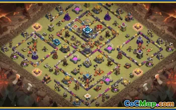 CoC Town Hall 13 Base Layouts & War Maps | Home & Trophy Bases #29844
