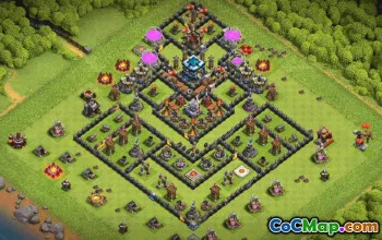 CoC Town Hall 13 Base Layouts & War Maps | Home & Trophy Bases #33456