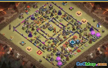 CoC Town Hall 13 Base Layouts & War Maps | Home & Village #28750