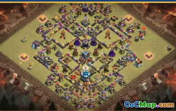 CoC Town Hall 13 Base Layouts & War Maps | Home Village, Links #28835