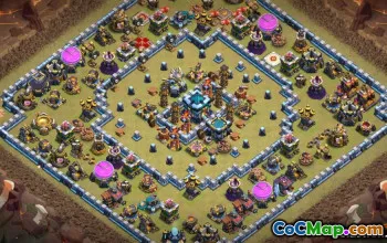 COC Town Hall 13 Baslayouter: War, Trophy & Farming #14491