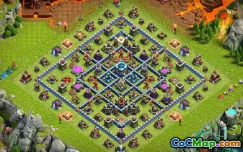 CoC Town Hall 13 Base Layouts: War, Trophy & Farming Maps #17197