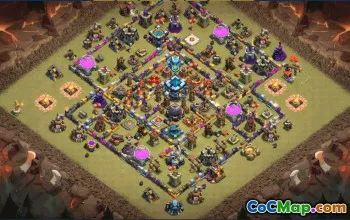 CoC Town Hall 13 Base Layouts | War, Trophy, Farming & More #31702