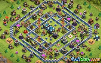 CoC Town Hall 13 Layouts Base: War, Trophy & Home Maps #13551