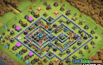 CoC Town Hall 13 Layouts Base: War, Trophy & Home Maps #14231