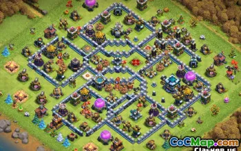 CoC Town Hall 13 Layouts Base: War, Trophy & Home Maps #14249