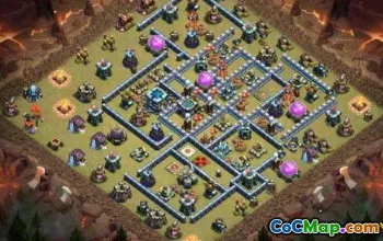 CoC Town Hall 13 Layouts Base: War, Trophy & Home Maps #15699