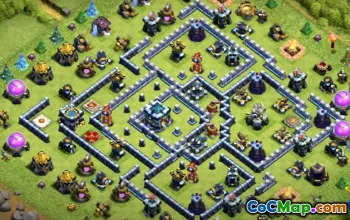 CoC Town Hall 13 Layouts Base: War, Trophy & Home Maps #15746