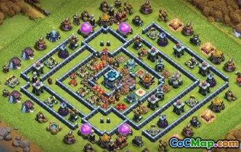CoC Town Hall 13 Layouts Base: War, Trophy & Home Maps #15854