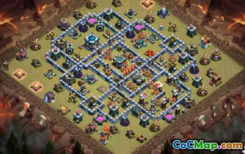 CoC Town Hall 13 Base Layouts: War, Trophy & Home Maps #17378