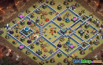 Layouts de base da prefeitura de COC - Guerra, Troféu e Vila Home #13575