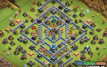 Layouts de base da prefeitura de CoC - WAR, Troféu e Vila Home #14363