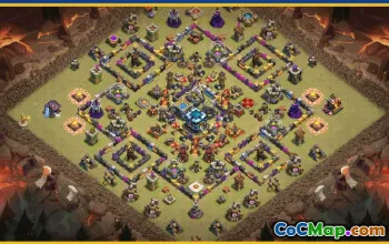CoC Town Hall 13 Base Layouts | War, Trophy & Home Village #29322