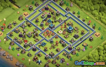 CoC Town Hall 13 Base Layouts | War, Trophy & Home Village #33478