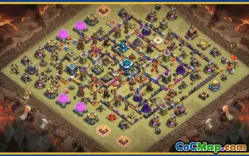 CoC Town Hall 13 Base Layouts | War, Trophy & Home Village Maps #29690