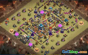 CoC Town Hall 13 Base Layouts – War, Trophy & Home Village Maps #30792
