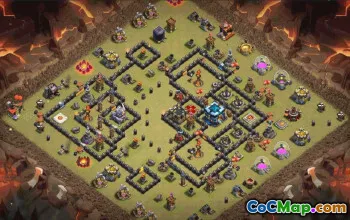 CoC Town Hall 13 Base Layouts | War, Trophy & Home Village Maps #33838