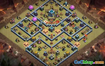 CoC Town Hall 13 Layouts Base: War, Trophy & Maps #16233