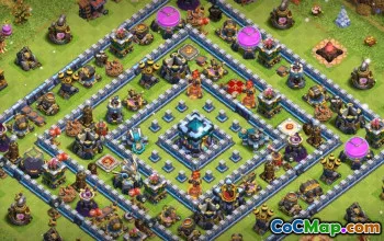 COC Town Hall 13 Layouts: Trophy, Farming & Maps #14892