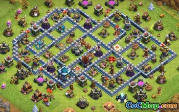 Town Hall 13 Layouts: Base de Guerra, Trophy & Home Village #15246