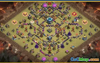 CoC Town Hall 13 Layouts | War, Trophy, Home Village & Map #28744