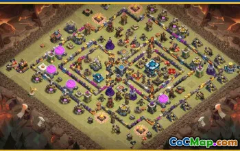 CoC Town Hall 13 Layouts | War, Trophy, Home Village Maps #29689