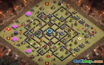 CoC Town Hall 13 Layouts | War, Trophy, Home Village & More #33640