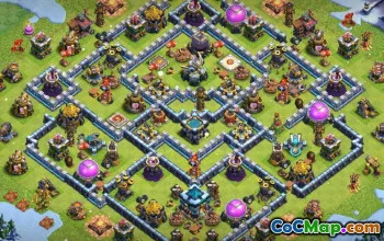 COC Town Hall 13: Top Base Layouts & Maps for Farming & Trophies #14889