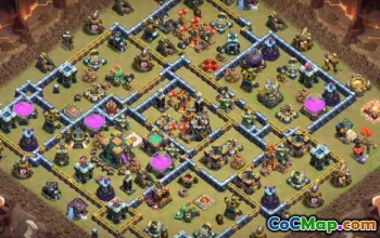 Coc Town Hall 14 Basislayouts & Farming Maps #12913