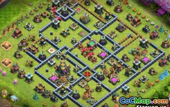 COC Town Hall 14 Baslayouter: Jordbruk och trofékartor #13915