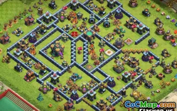 COC Town Hall 14 Baslayouter: Jordbruk och trofékartor #14122