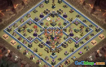 COC Town Hall 14 Baslayouter: Jordbruk och trofékartor #14265
