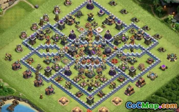 COC Town Hall 14 Baslayouter: Jordbruk och trofékartor #14270