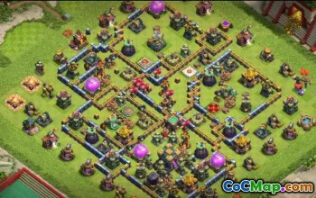 COC Town Hall 14 Baslayouter: Jordbruk och trofékartor #15154